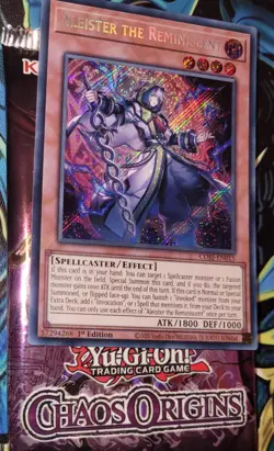 Aleister The Reminiscent Secret Rare CORI-EN015 1st Edition Near Mint Yugioh! - Image 1