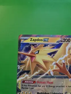 Pokemon TCG Zapdos EX Holo Double Rare Card 145/165 Scarlet Violet-151 - Image 2