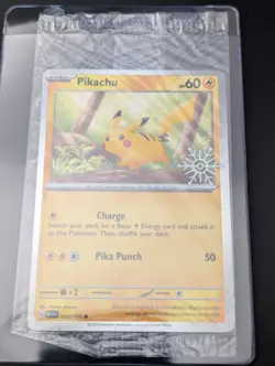 Pokemon TCG -2025 Winter Holiday Calendar 8 Snowflake Stamped Promo Set Sealed - Image 2