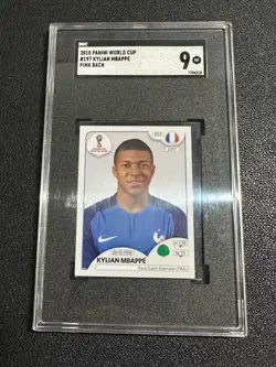 2018 Panini World Cup Stickers Kylian Mbappe Pink Back #197 France SGC 9 - Image 1
