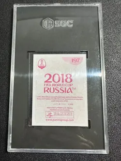 2018 Panini World Cup Stickers Kylian Mbappe Pink Back #197 France SGC 9 - Image 2