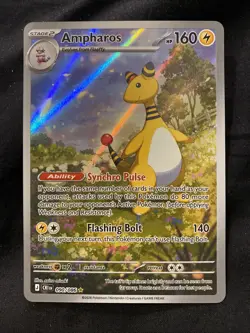 Pokemon TCG Ampharos Illustration Rare 090/086 Chaos Rising - Image 1