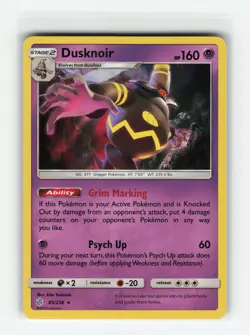 DUSKNOIR 85/236 COSMIC ECLIPSE HOLO RARE POKEMON TCG NM - Image 1
