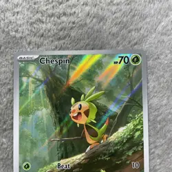 Chespin 087/086 Illustration Rare IR Pokemon Chaos Rising NM - Image 2