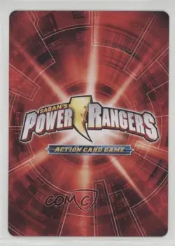 2013 Saban's Power Rangers - Action Card Game Red Space Ranger #4-086 - Image 2