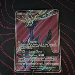 Xerneas GX 126/131 - Ultra Rare Forbidden Light Pokemon Holo LP - Image 1