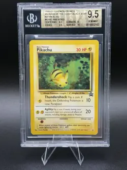 Pokemon TCG Pikachu 27 WotC Promo Regular BGS 9.5 Gem Mint 1999-03 Bumblebee - Image 1