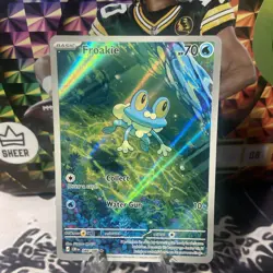 Froakie 088/086 Illustration Rare ME04: Chaos Rising Pokemon Holo NM Full Art! - Image 1