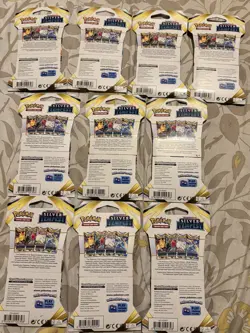 10X Pokemon Silver Tempest Sealed Sleeved Booster Packs. Complete Art - Image 4