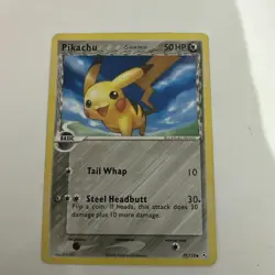 Pokemon TCG Pikachu EX Holon Phantoms 79/110 Regular Common Non Holo - NM/LP - Image 1