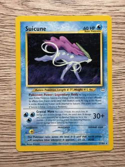 Pokemon Company Pokemon TCG Suicune 27/64 Neo Revelation Rare Unlimited LP-MP - Image 1