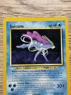 Pokemon Company Pokemon TCG Suicune 27/64 Neo Revelation Rare Unlimited LP-MP - Image 4