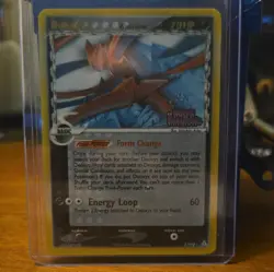 Deoxys Delta Species Attack Forme 3/110 EX Holon Phantoms Reverse Holo - Image 1