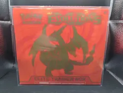 Pokemon XY Evolutions CHARIZARD ETB ELITE TRAINER BOX SEALED (TEAR ON BACK) - Image 1