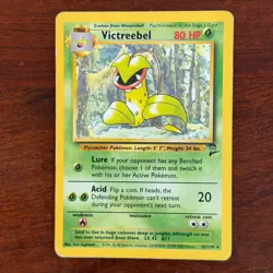 Victreebel 32/130 Non Holo Rare Base Set 2 Pokemon Card DMG - Image 1