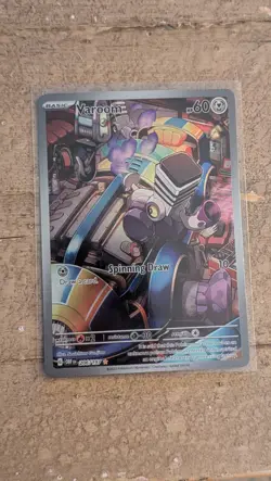 Pokemon TCG Varoom Sv03: Obsidian Flames Holo Illustration Rare Card 206/197 - Image 1