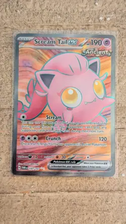 Scream Tail ex 197/167 Ultra Rare Twilight Masquerade Pokemon Near Mint - Image 1