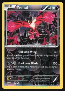 Yveltal - 65/114 - Holo Rare Reverse Holo - Steam Siege - Pokemon Card - Image 1