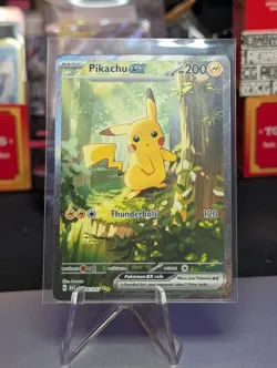 💹 Pokemon TCG Pikachu EX SIR Ascended Heroes Full Art Holo 276/217 Treekachu NM - Image 2