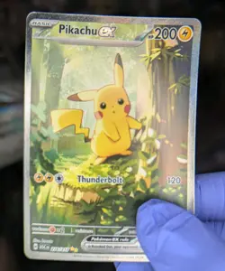 💹 Pokemon TCG Pikachu EX SIR Ascended Heroes Full Art Holo 276/217 Treekachu NM - Image 4
