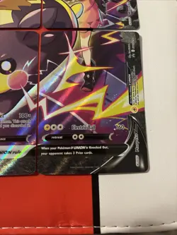 Pokemon Morpeko V-Union 4 Card Set SWSH287 SWSH288 SWSH289 SWSH290 Promo NM/Mint - Image 5