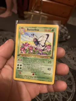 Pokemon TCG Butterfree Jungle 33/64 Regular 1st Edition Uncommon Card - Image 2