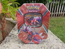 Pokemon TCG Koraidon EX Paldea Legends Tin Brand New Factory Sealed - Image 1