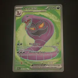 Arbok ex 185/165 SV: Scarlet & Violet 151 Ultra Rare Holo English HP 270 - Image 1