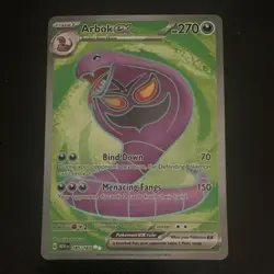 Arbok ex 185/165 SV: Scarlet & Violet 151 Ultra Rare Holo English HP 270 - Image 4