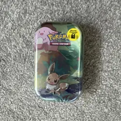Pokemon TCG Kanto Friends Mini Tin Eevee Brand New Sealed Boosters - Image 1