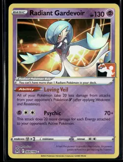 Radiant Gardevoir 069/196 Prize Pack Series 3 Stamped English Pokemon Card (LP) - Image 1