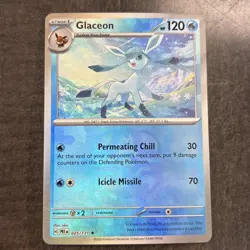 Glaceon (Master Ball Pattern) 025/131 Sv: Prismatic Evolutions Holo - Image 1