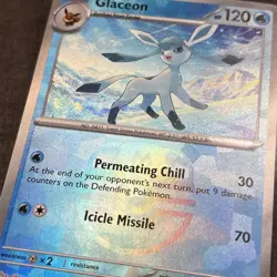 Glaceon (Master Ball Pattern) 025/131 Sv: Prismatic Evolutions Holo - Image 3