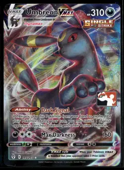 Umbreon Vmax 095/203 Full Art Prize Series Stamped English Pokemon Card (LP) - Image 1