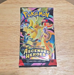 Pokemon TCG Ascended Heroes Booster Pack 10 Cards, 4 Available, Open with HITS!! - Image 1