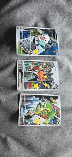 Pokemon TCG First Partner Illustration Collection Snivy, Tepig, Oshawott Unova - Image 1