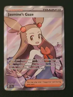 Pokemon TCG Jasmine's Gaze Surging Sparks Card - Image 1