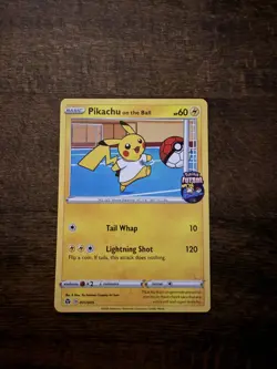 Pokemon card TCG Pikachu On The Ball futsal Promo 001/005 2020 NM - Image 1