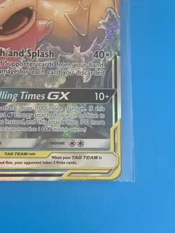 Unified Minds Pokemon TCG Slowpoke Psyduck GX Ultra Rare Card 35/236 - Image 4