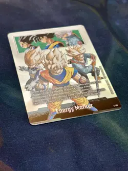 Dragon Ball Super Fusion World Energy Marker E-92 SSJ Goku Vegeta Trunks - Image 2