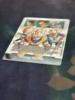 Dragon Ball Super Fusion World Energy Marker E-92 SSJ Goku Vegeta Trunks - Image 3