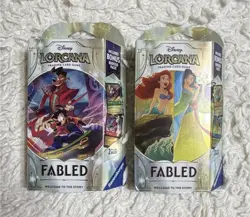 FACTORY SEALED Fabled Starter Decks (SET OF 2) Ravensburger Disney Lorcana - Image 1