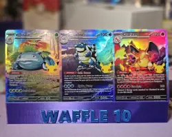 Pokemon Blastoise, Venusaur & Charizard Full Art Anniversary Cards *Fan Art* - Image 1