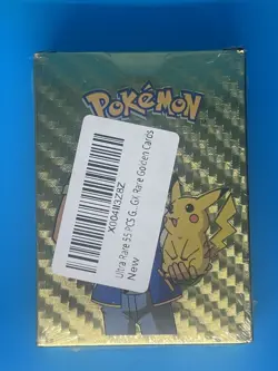 Pokemon Gold Foil Box Set of 55 Fan Art Cards. (SEALED) - Image 2