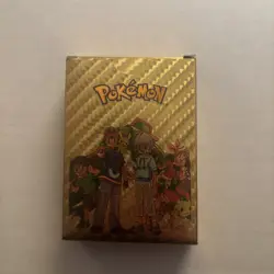 Pokemon Gold Foil Box Set of Fan Art Cards. Opened - Image 1