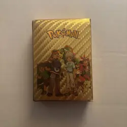 Pokemon Gold Foil Box Set of Fan Art Cards. Opened - Image 2