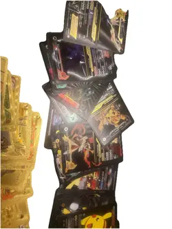Mix Of Pokemon Cards Including Gold, Black And Rainbow Fan Art Cards + Holos - Image 3