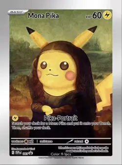 Pokemon x Van Gogh 18pcs Inspired Fan Art Set - MINT - Custom Display Cards - Image 4