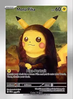 Pokemon x Van Gogh 18pcs Inspired Fan Art Set - MINT - Custom Display Cards - Image 4