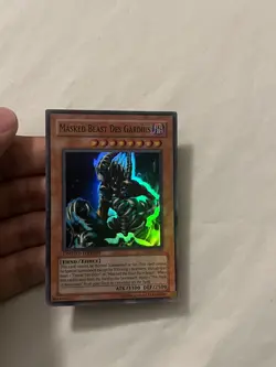 Yugioh! Masked Beast Des Gardius TAEV-ENSE1 Super Rare LIMITED EDITION - EX - Image 1
